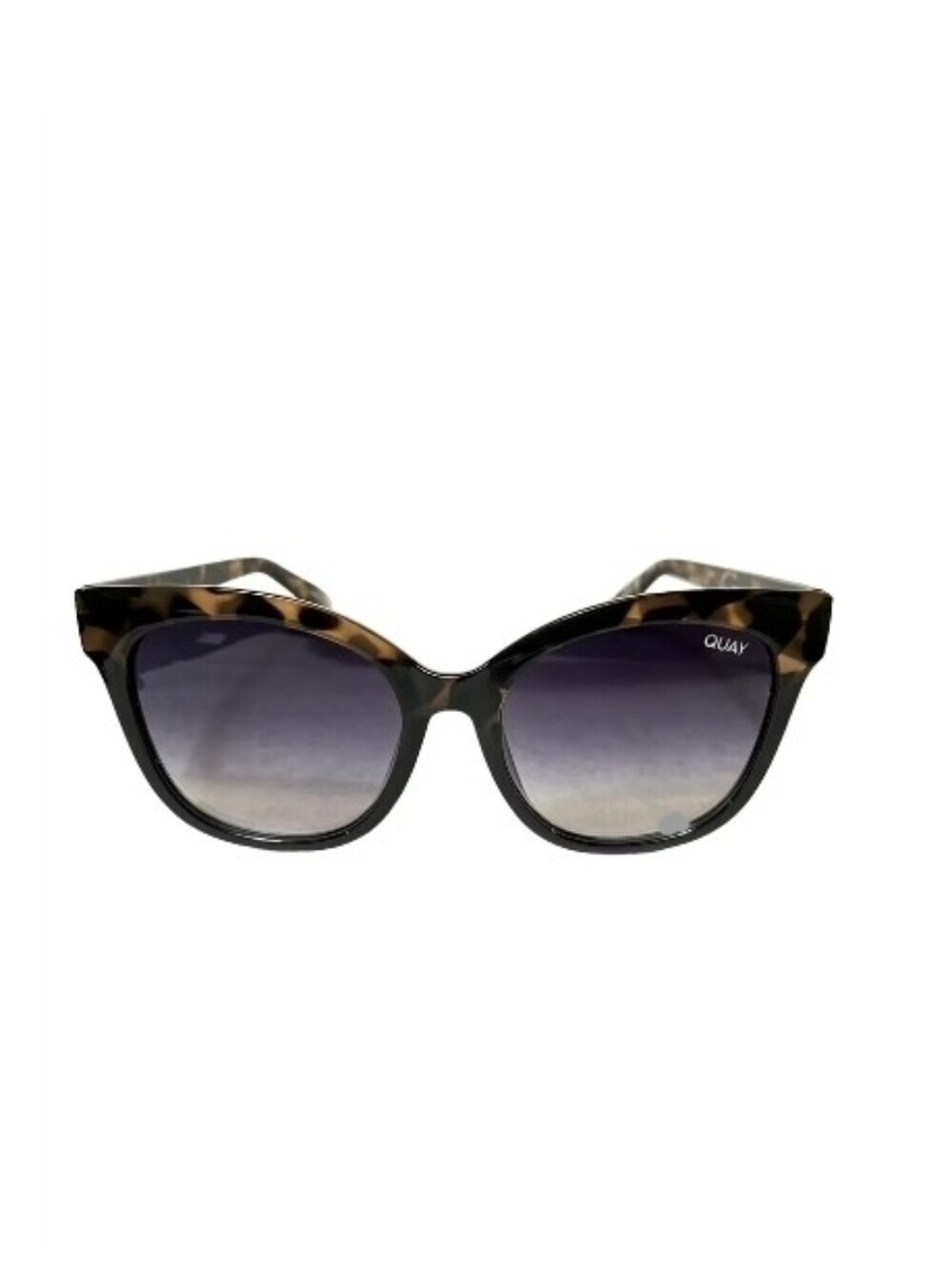 Quay Australia Its My Way Sunglasses Milky Tortoise Smoke Gradient Cat Eye
